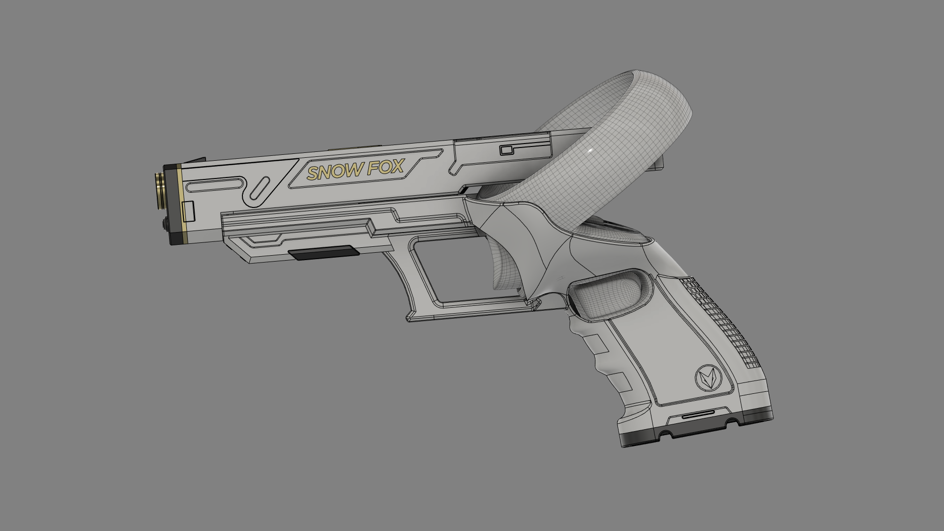 Quest 2 VR Pistol (3D Print Files)